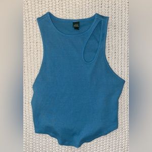 Wild fable blue high neck tank